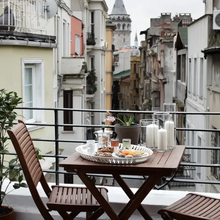 Room with a view in Istanbul, Turkey.